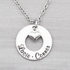 Custom Washer Name Necklace