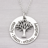 Personalized Family Tree Name Necklace