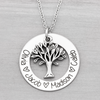 Personalized Tree of Life Name Necklace